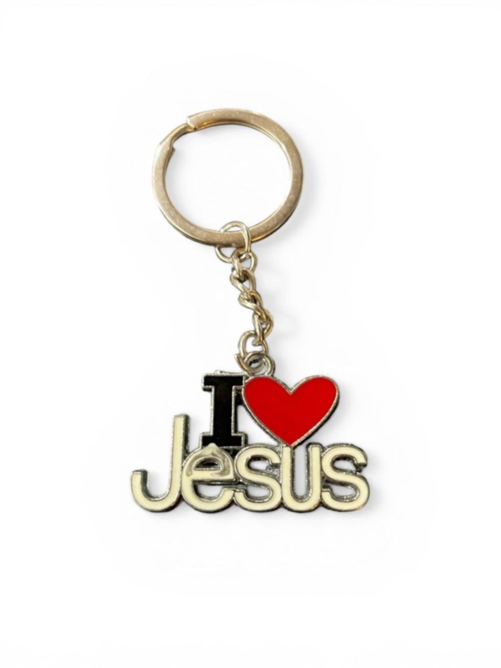 I ❤️ Jesus Keychain